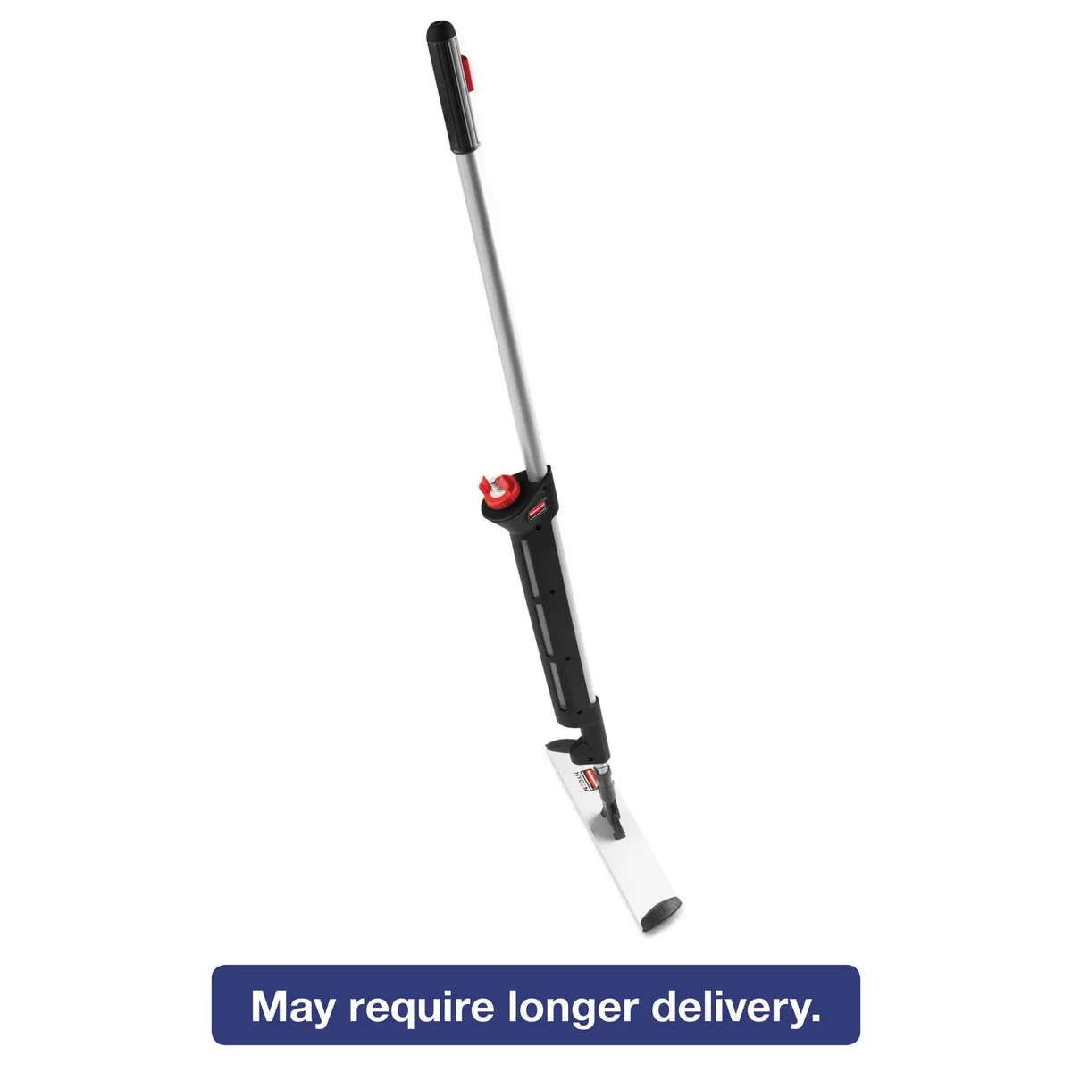 Rubbermaid Commercial Rubbermaid Commercial Pulse Executive Spray Mop 17" frame 56" handle black/silver — product photo