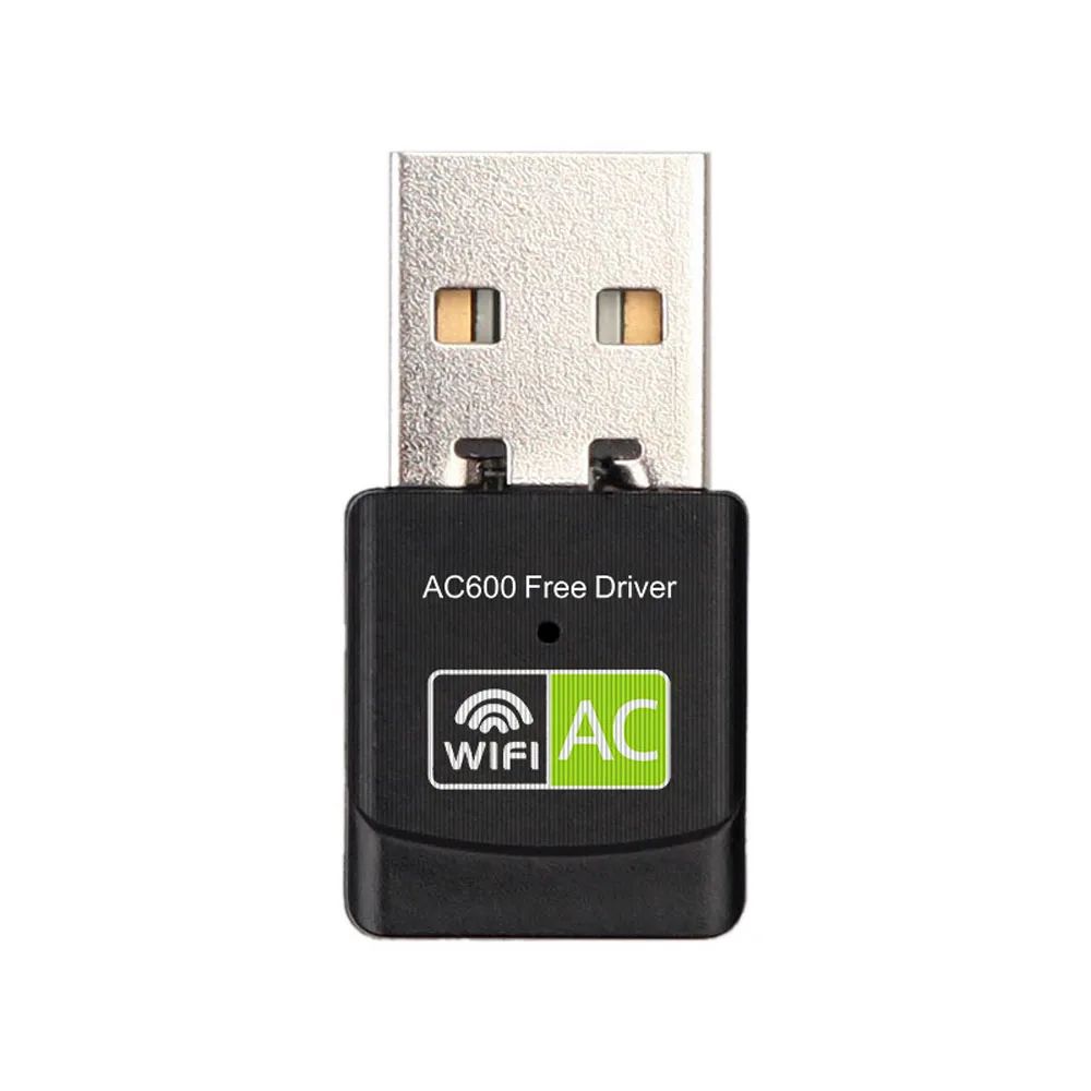 JinTaoRui JinTaoRui Dual-Band USB Wi-Fi Adapter 600Mbps 5.8GHz Antenna Black — product photo