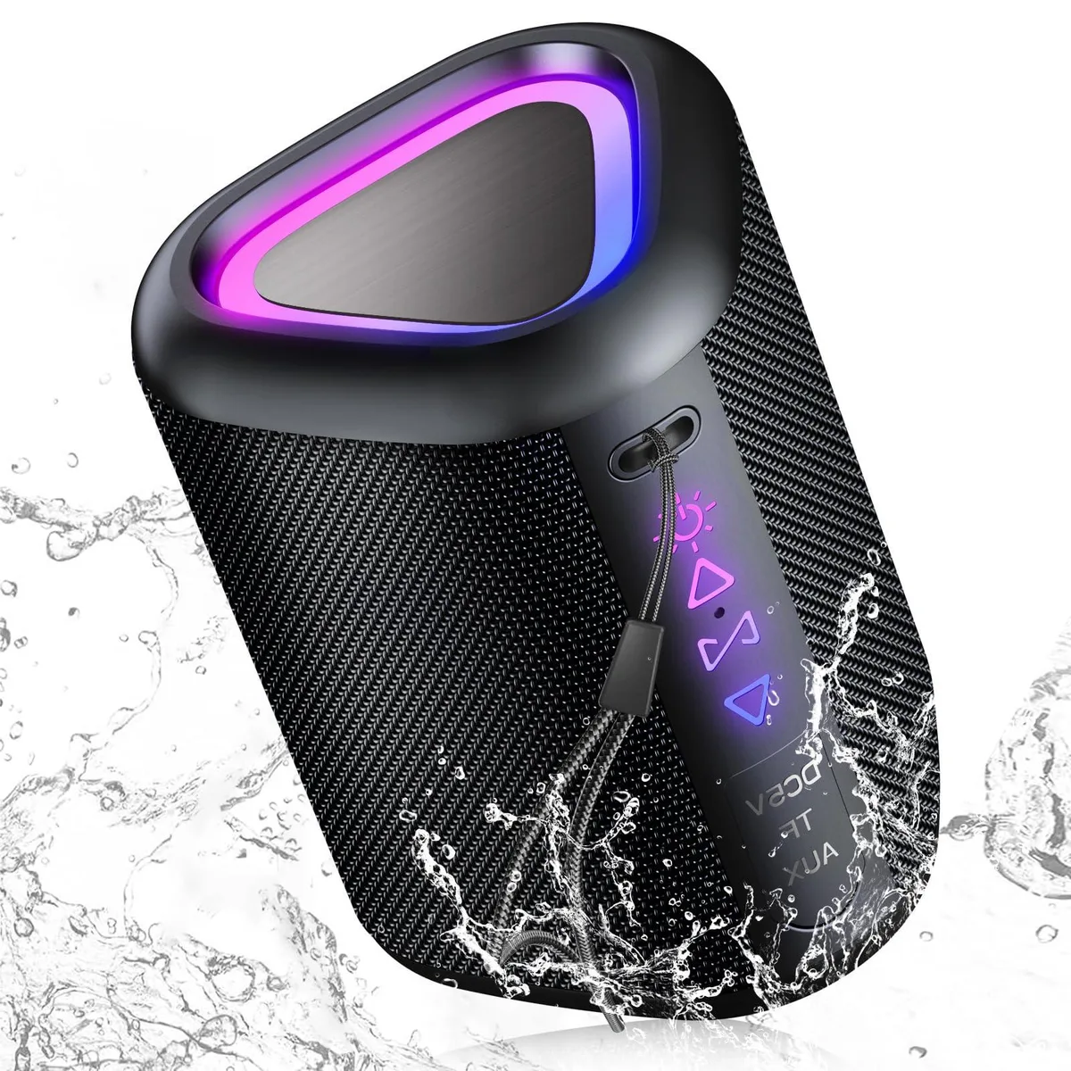aowoka M6-YUTANG-US1-BK portable speaker Bluetooth 5.4 24H 1800mAh IPX7 Black — product photo