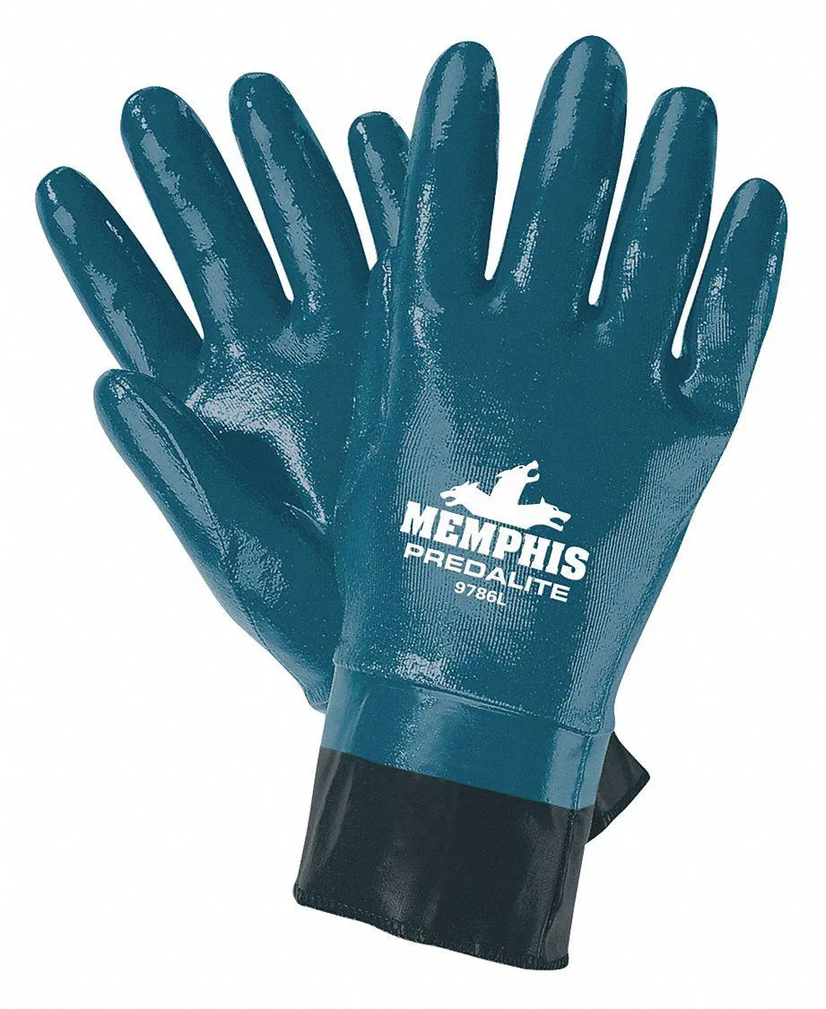 MCR Safety MCR Safety 9786M chemical resistant gloves nitrile 11in 12 pack — product photo