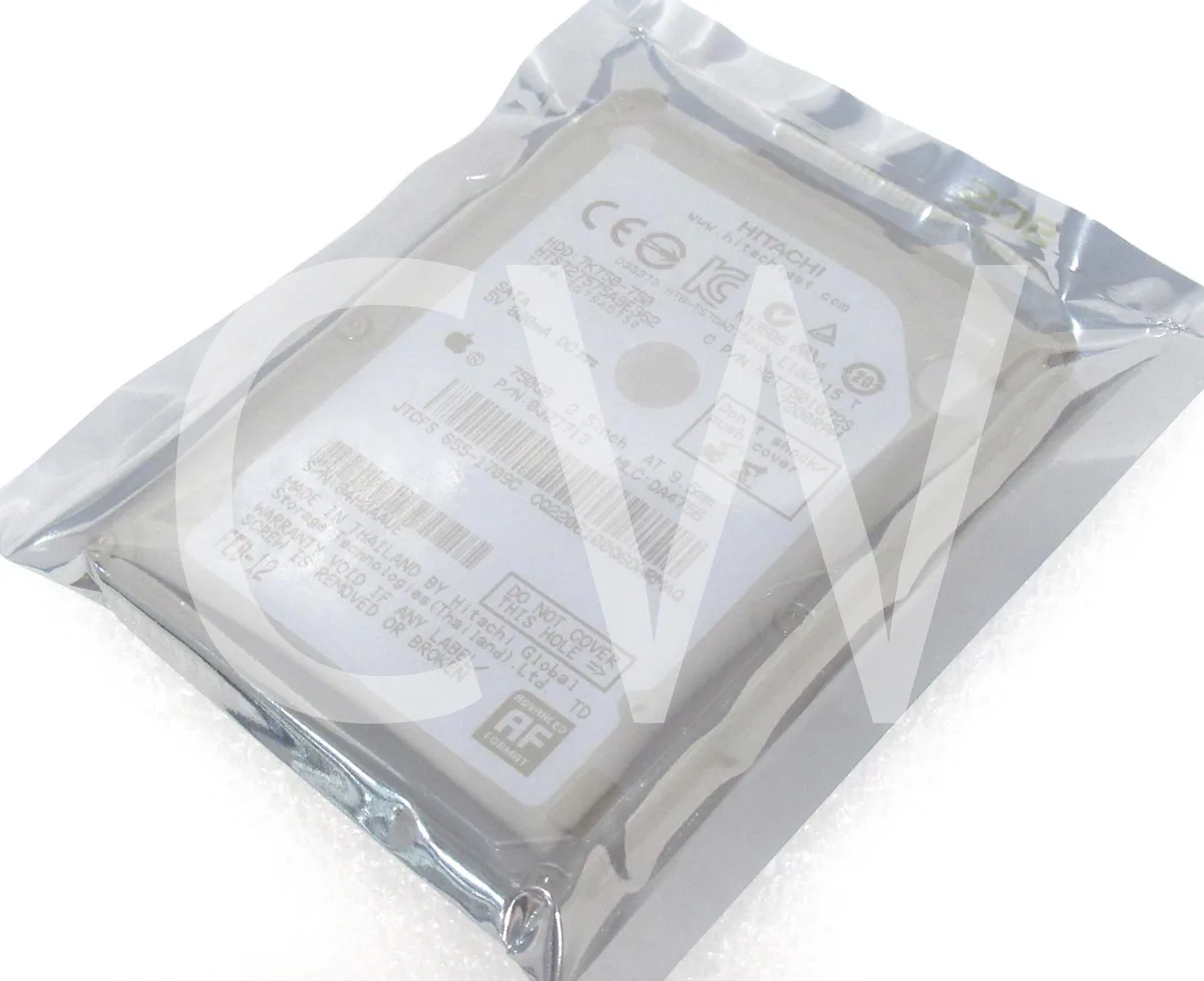 HGST HGST HTS727575A9E362 750GB 7200RPM 9.5MM 2.5" SATA internal hard drive — product photo