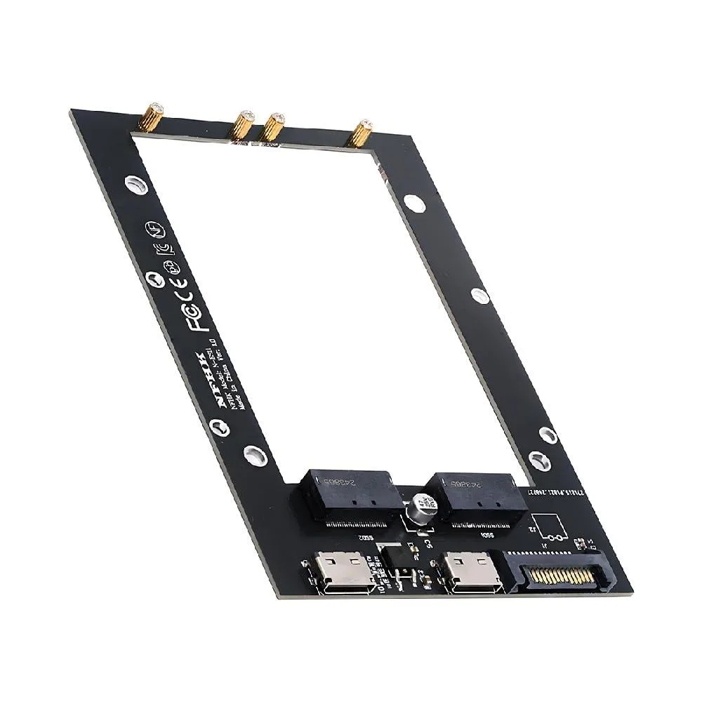 Fervit Fervit Dual SFF-8612 Oculink to Dual E1.S Adapter — product photo