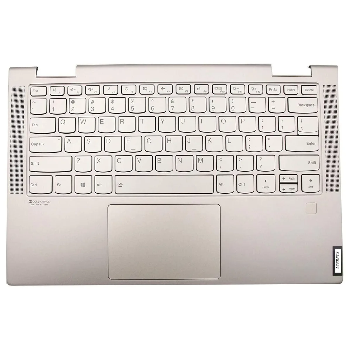 Avantalk Avantalk 2 in 1 accessory for Lenovo Yoga C740-14 silver palmrest 5CB0U43990 — product photo