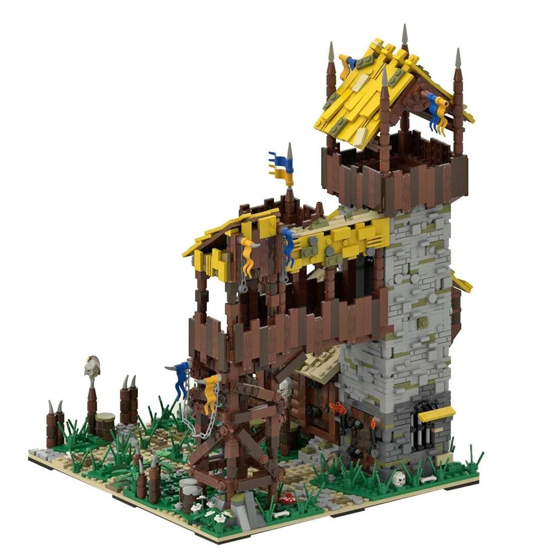 ZITIANYOUBUILD ZITIANYOUBUILD MOC-87489 Orc Outpost 2568 Parts Building Set — product photo