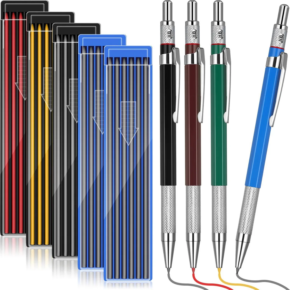 Nezyo 4-Piece Welder Pencil Set with 60 Refills — product photo
