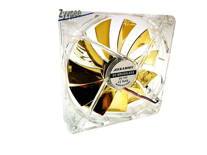 Zyvpee Zyvpee 14025 140mm tan transparent case fan — product photo
