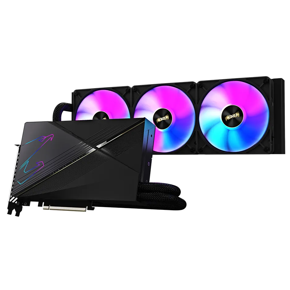 GIGABYTE GIGABYTE AORUS GeForce RTX 4080 GV-N4080AORUSX W-16GD graphics card — product photo