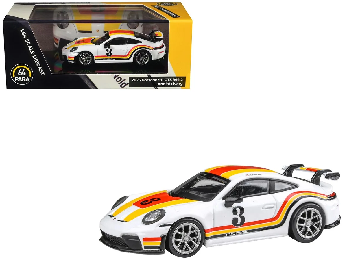 Paragon Paragon 2025 Porsche 911 GT3 (992.2) #3 Andial Livery 1/64 Diecast — product photo