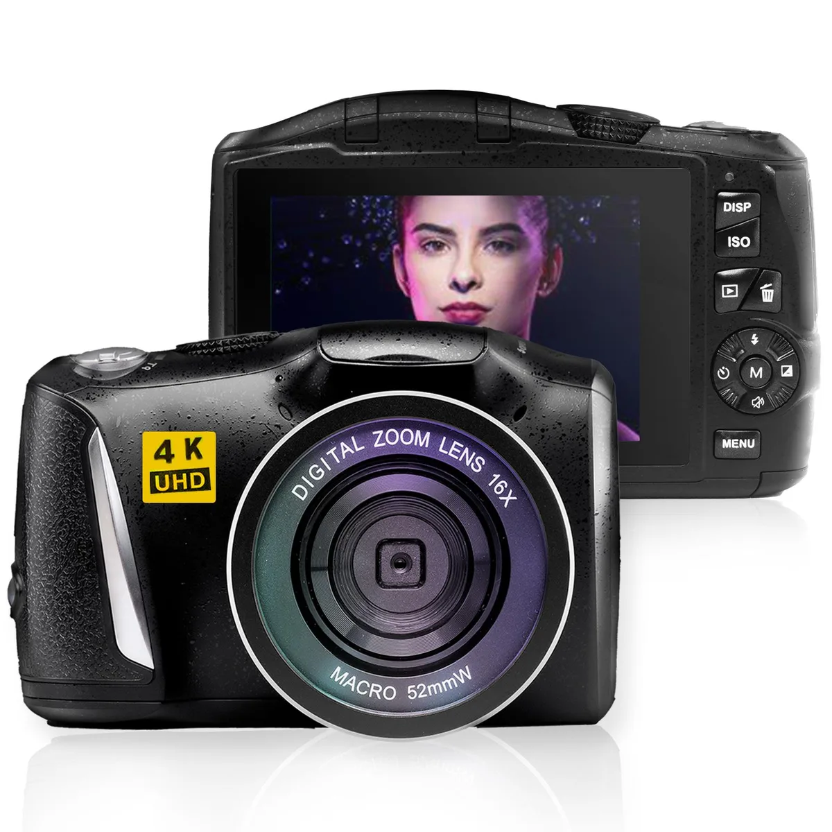 novzzovaz novzzovaz 48MP 4K 3.0" Compact Shoot Camera 16X Zoom 1500mAh — product photo