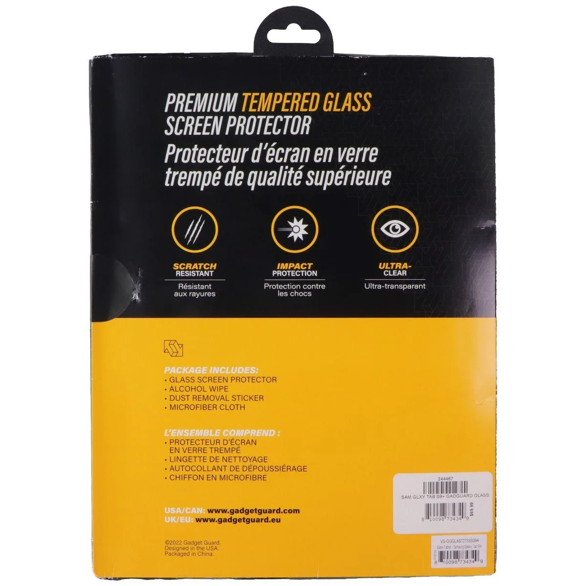 Invisible Gadget Guard Invisible Gadget Guard Glass Series Tempered Glass Screen Protector for Galaxy Tab S9+/S9 FE+ accessory — product photo