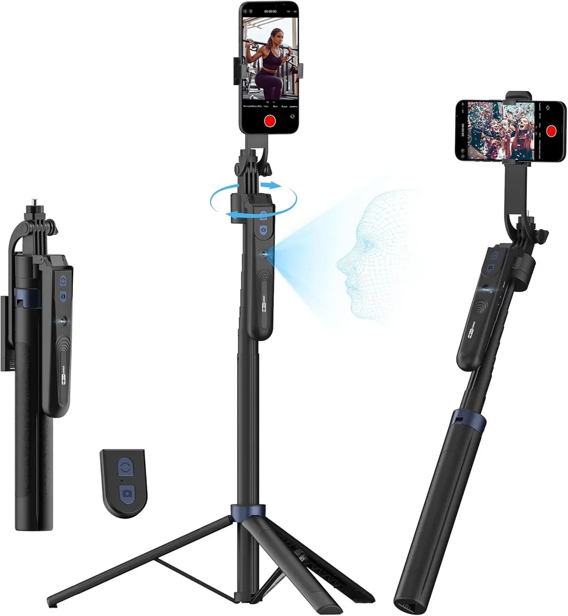 BFKK BFKK UTK-01 70in 360° Auto Face Tracking Phone Mount — product photo