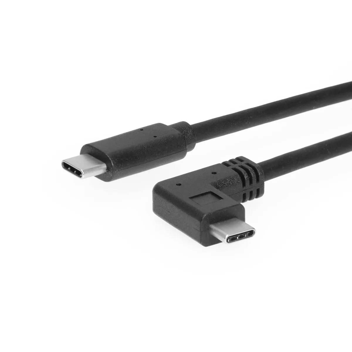 CoolGear CoolGear CG-CMCRM5A100-05M USB 3.2 Gen 2 Type-C to Right Angle Type-C Cable 0.5m 5A 100W — product photo