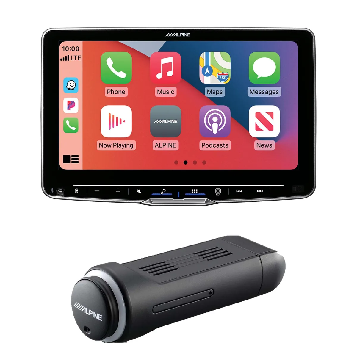 Alpine Alpine iLX-F509 Halo9 9" Multimedia Receiver with KTX-NS01 Navigation Module — product photo