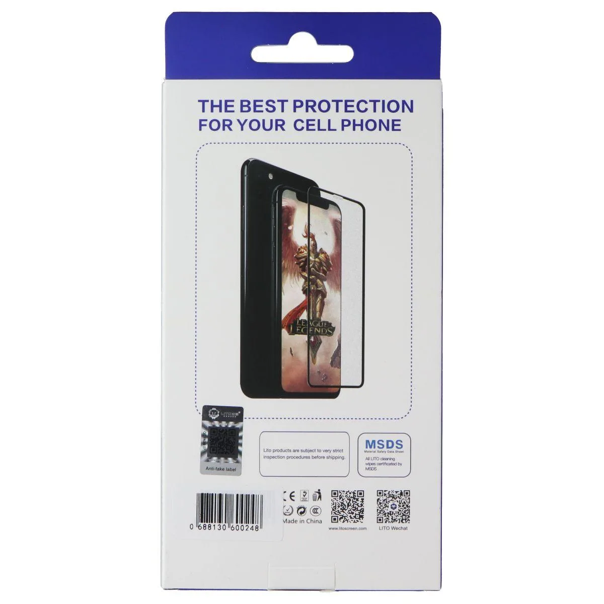 Lito Children’s Wear Lito Children's Wear D+ Gaming Tempered Glass Cover iPhone 13 Matte Clear — product photo