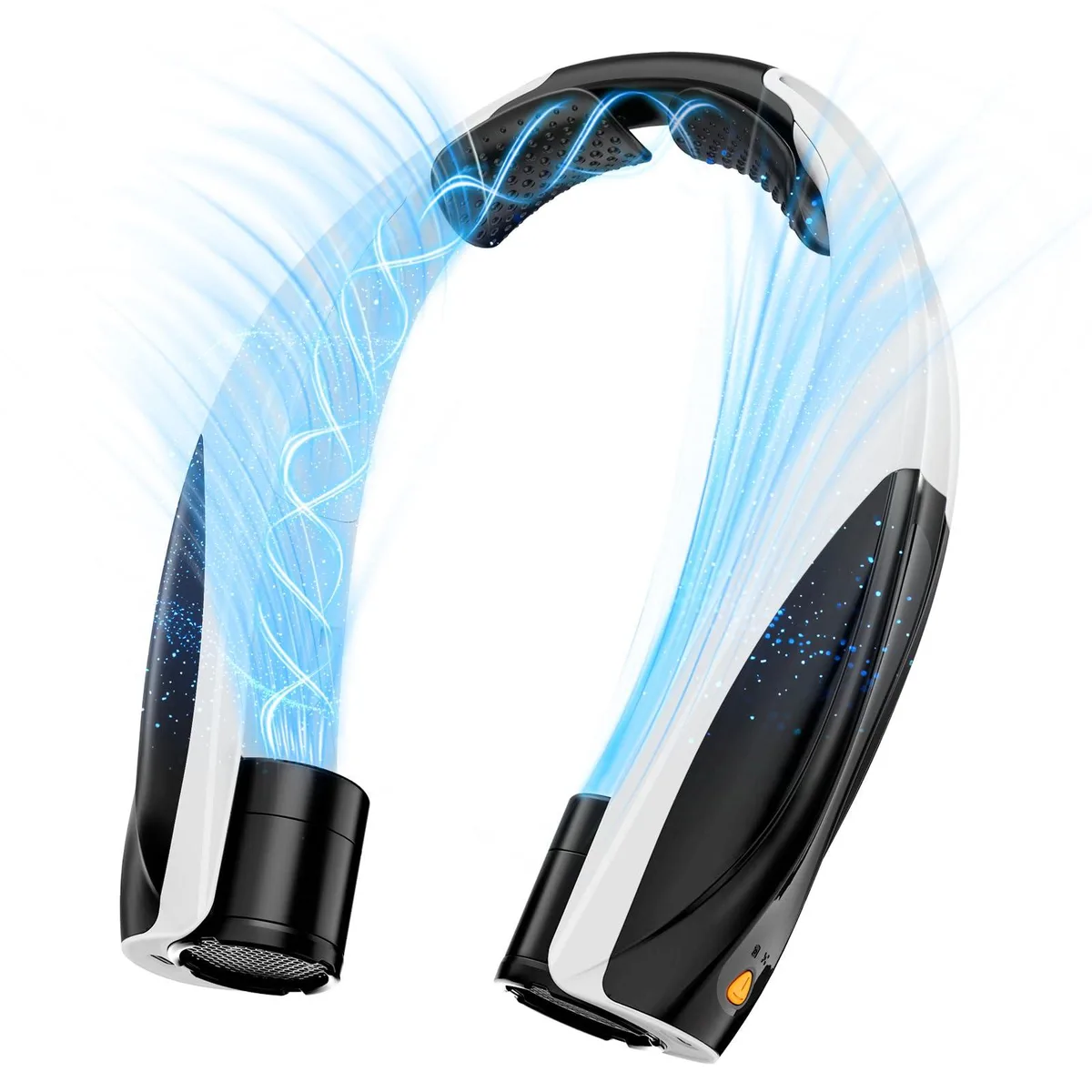  JIJ Q7 Wearable Neck Fan 30h 6 Speed 360° Silver — product photo