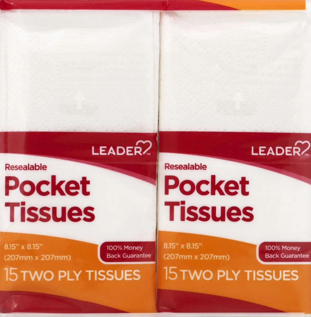  Glade Cotton 2-Ply Pocket Tissues 16×15 (240) — product photo