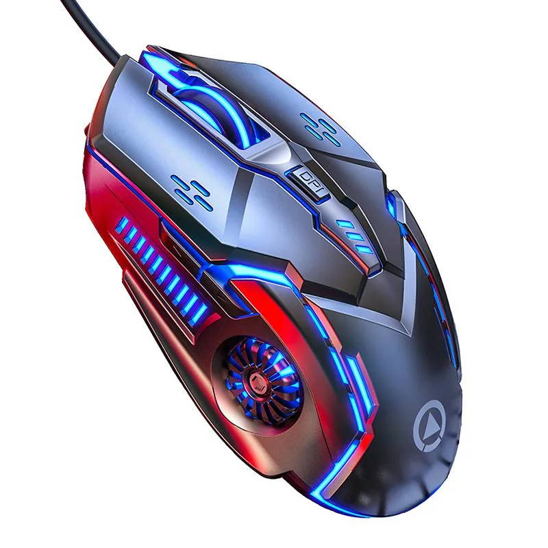 WEIHE WEIHE gaming mouse 3200 DPI 6 keys wired RGB Black — product photo