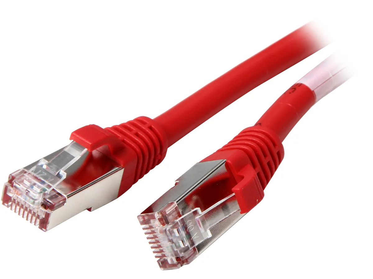 Cables To Go Cables To Go 00846 Cat6 Shielded Ethernet Cable Red 5 ft 1.52 m — product photo