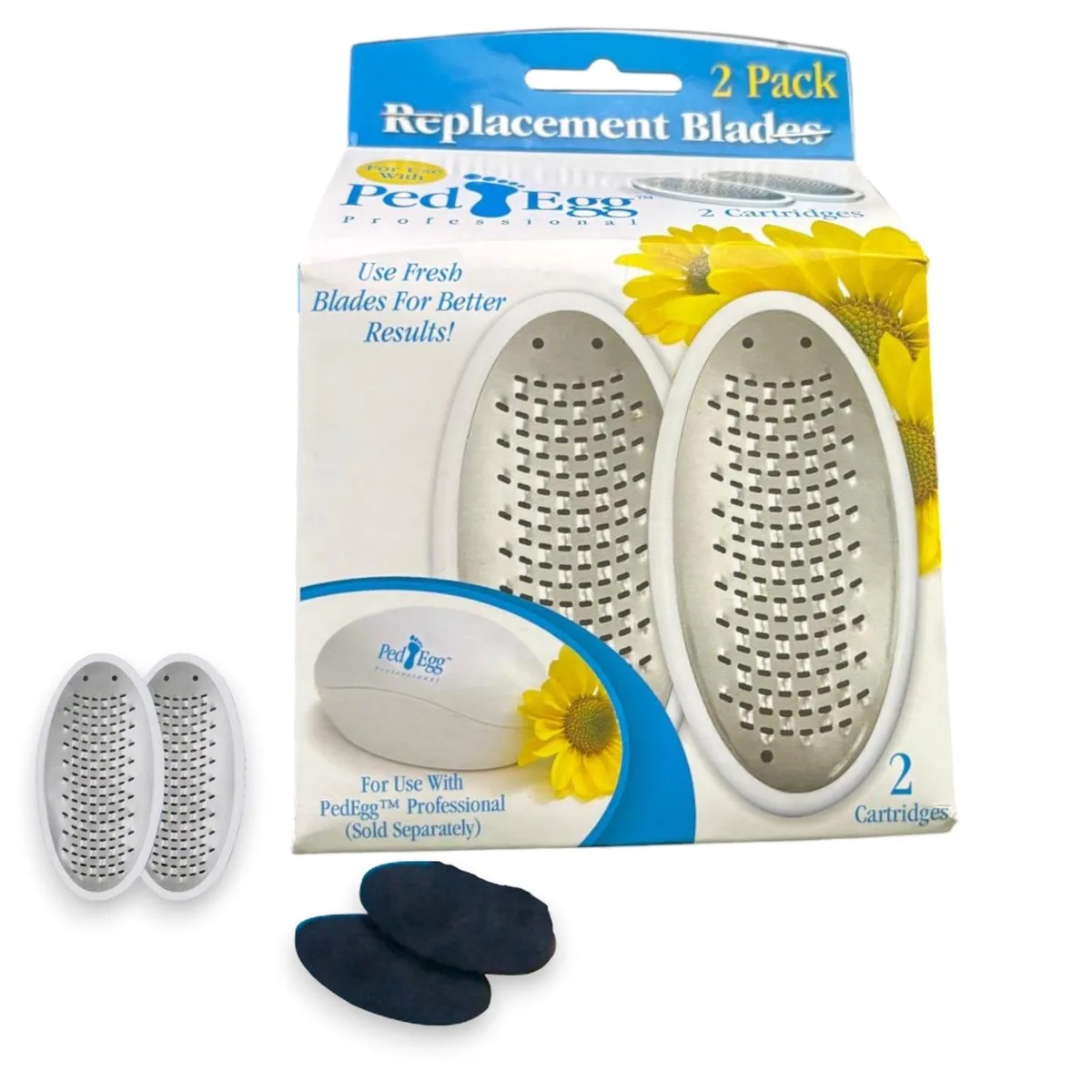 Telebrands Telebrands FinebladesPEDEGG Replacement Blades 2 Pack foot care — product photo