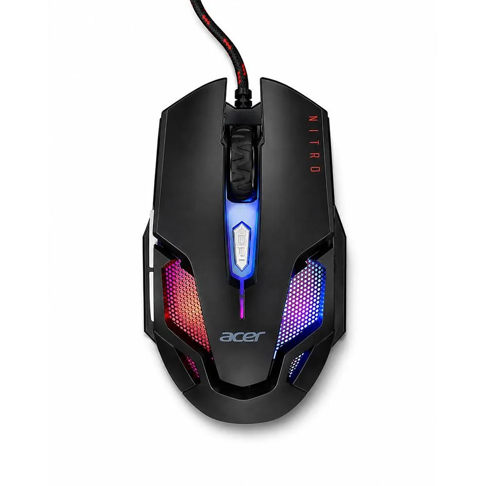  Acer Nitro Gaming Mouse III GP.MCE11.02N 16-button RGB wired gaming mouse — product photo