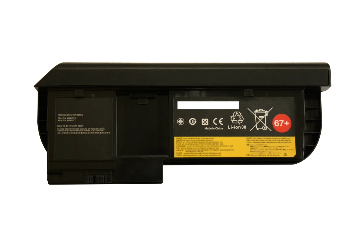 NShi NShi laptop battery 63WHR 10.8V 5800mAh 6-cell for ThinkPad X220T X230T — product photo