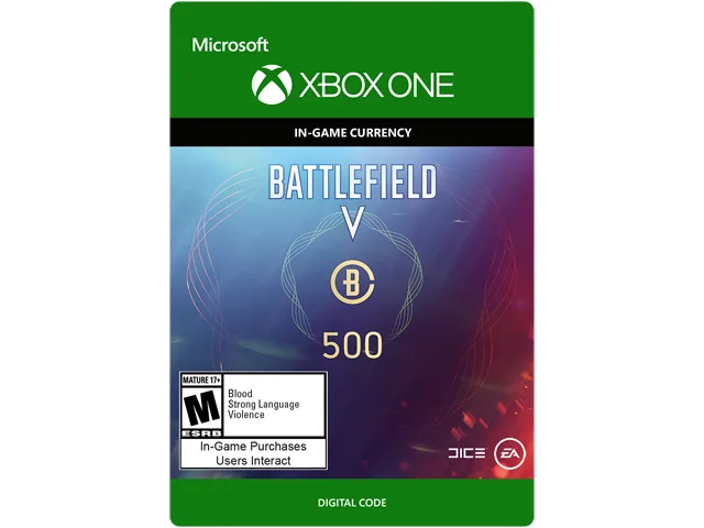 Electronic Arts Electronic Arts 7F6-00195 Battlefield V Currency 500 Xbox One downloadable game — product photo