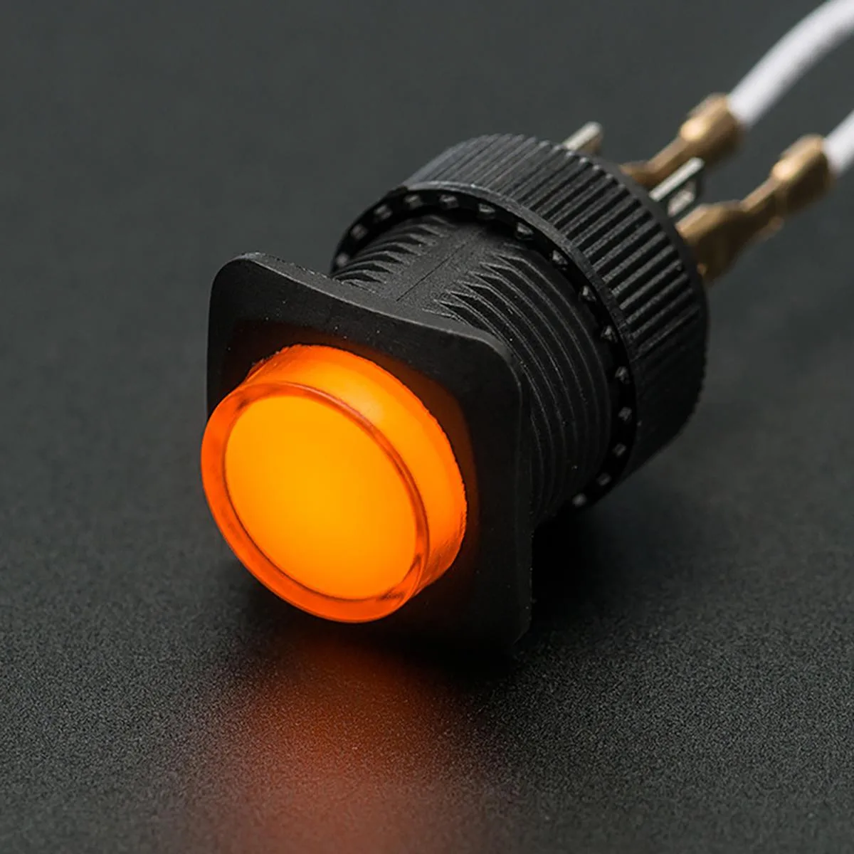 Adafruit Adafruit 16mm Illuminated Pushbutton Yellow Momentary engineering development tool — product photo