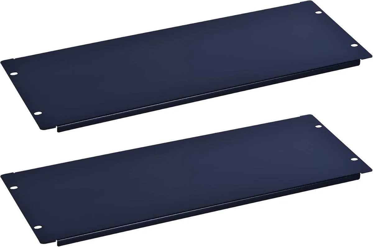 TAURKENAM TAURKENAM 4U Blank Rack Panel 19in 2 Pack — product photo