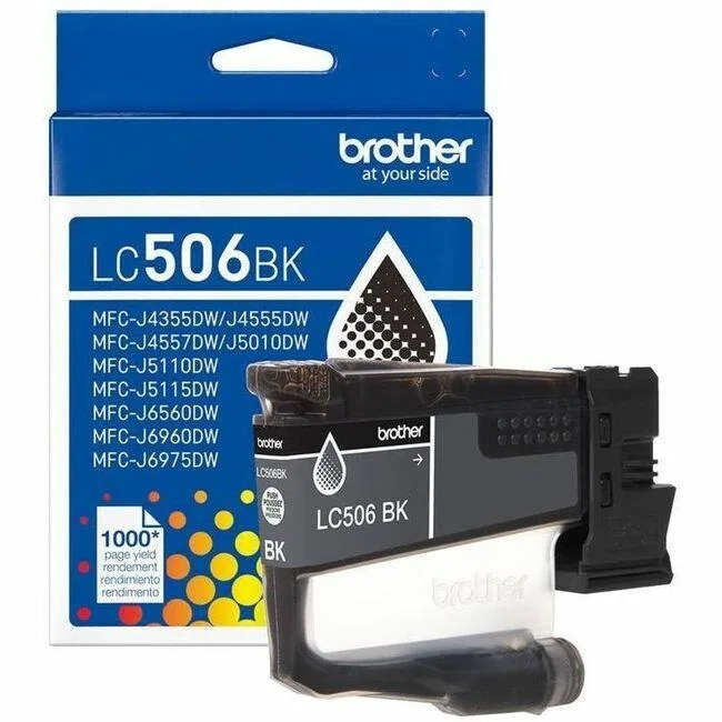 Brother Brother LC506BKS Standard Yield Black Ink Cartridge — product photo