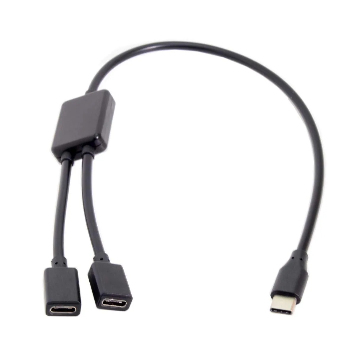 Fervit Fervit 30cm USB-C to Dual USB-C Female Hub Cable — product photo