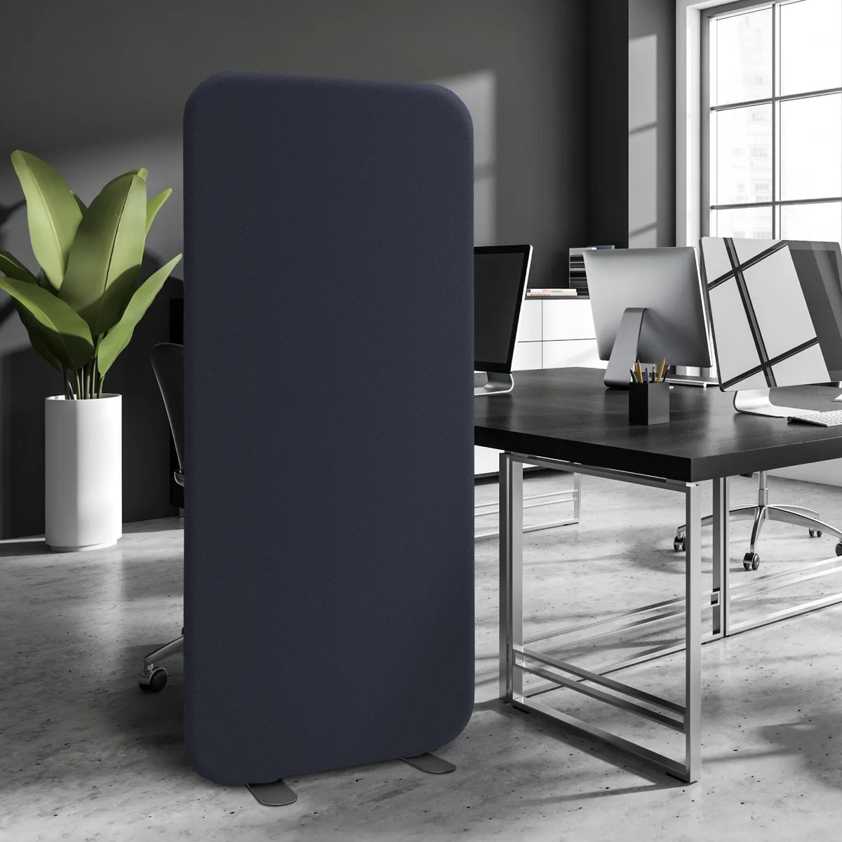 DECOLAB DECOLAB Standing Room Divider 29x65 Cobalt — product photo
