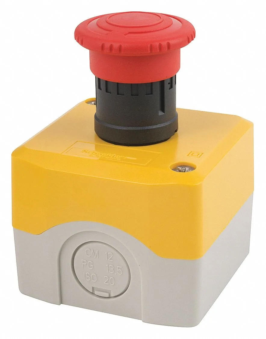 Schneider Electric Schneider Electric XALK178EH7 22 mm Emergency Stop Station, Red — product photo