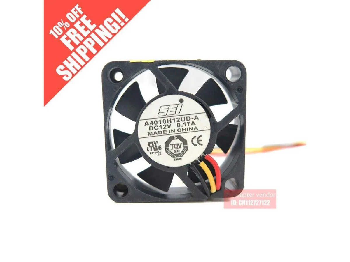 Fans Fans A4010H12UD-A 12V .17A 4010 case fan — product photo