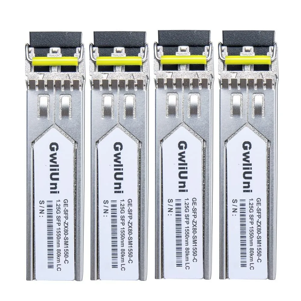 ARCTIC ARCTIC 4Pcs 1.25G SFP 80km 1550nm LC Transceiver 2 in 1 accessory — product photo