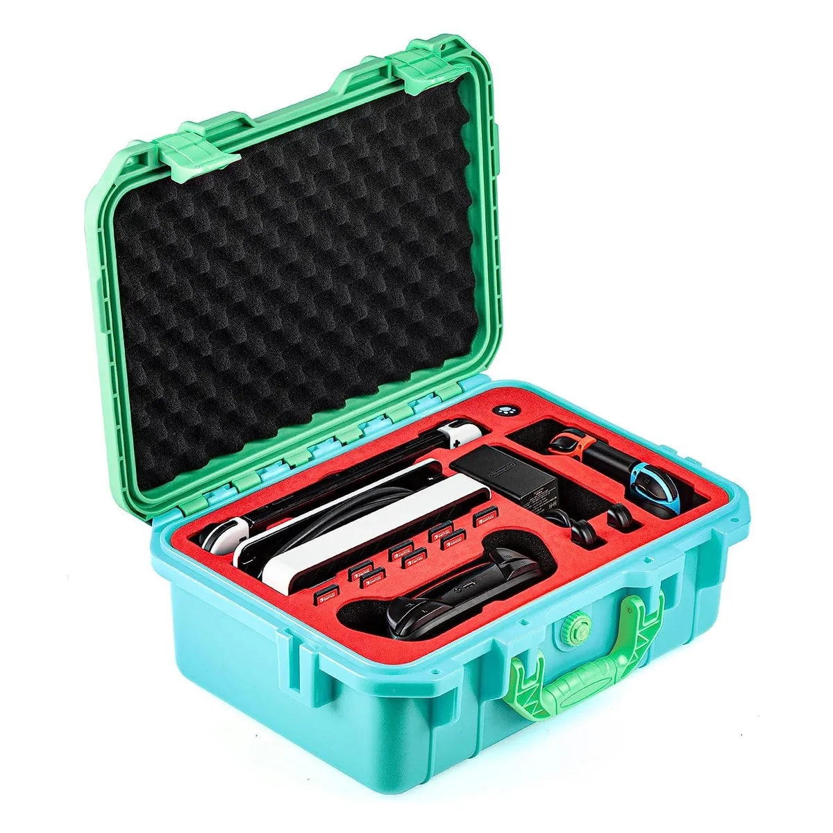 Werleo Werleo Green VR Accessory Case 13.1*10*5.5 inch IP67 3.77 Pounds — product photo
