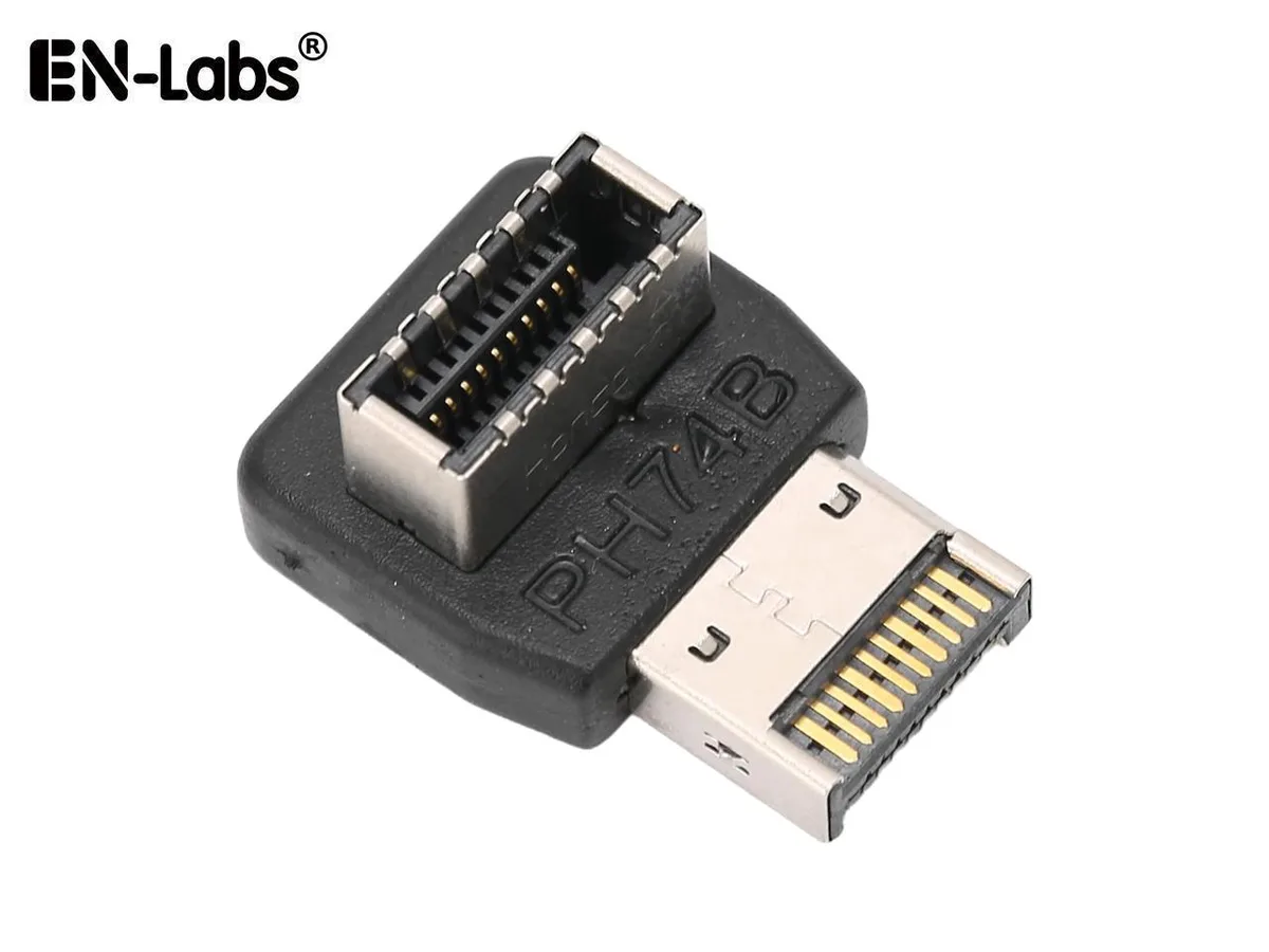 EN-Labs EN-Labs U31MB20PAD90D-B USB 3.2 Type-E 90 Degree Adapter Model B — product photo