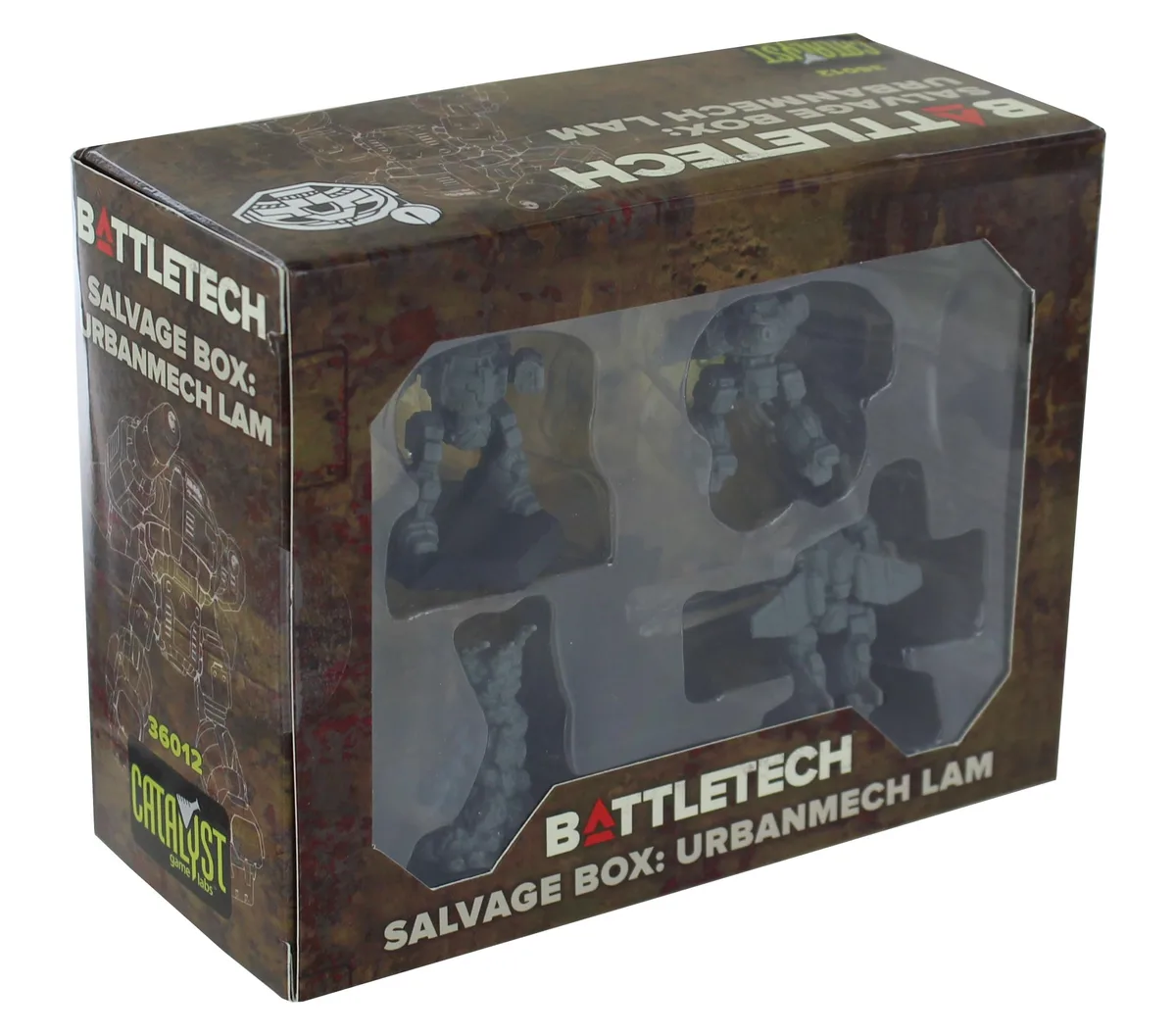 CATALYST GAME LABS CATALYST GAME LABS BattleTech Salvage Box Urbanmech LAM Minifigures game — product photo