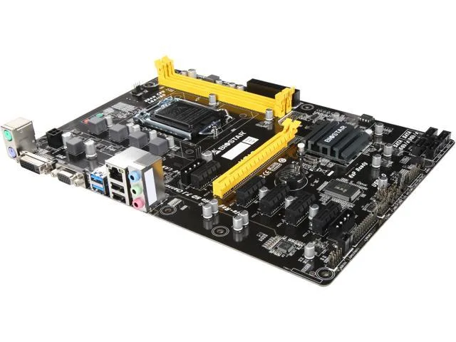 Biostar Biostar H81A LGA 1150 Intel H81 ATX motherboard for cryptocurrency mining — product photo