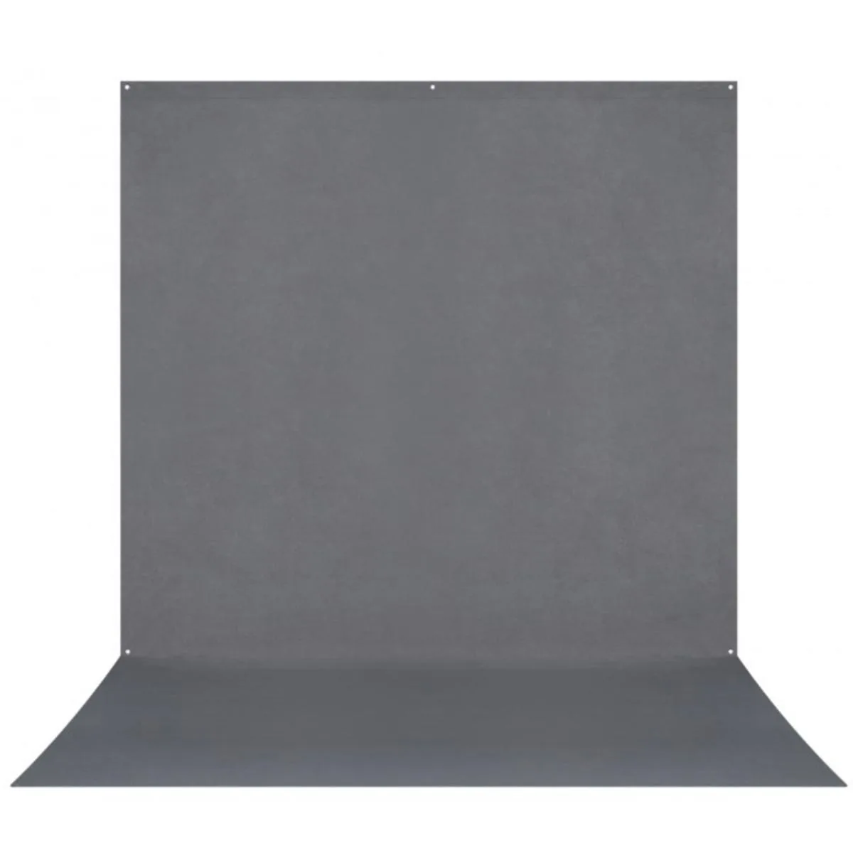 Westcott X-Drop Pro 8x13 ft neutral gray sweep backdrop, wrinkle-resistant polyester with pole pocket and grommets