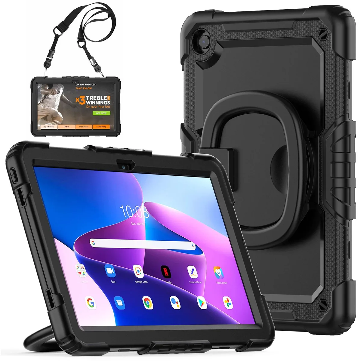BONAEVER BONAEVER TB-125FU/TB-128FU/TB-128XU laptop case for Lenovo Tab M10 Plus 3rd Gen 10.6 inch 2022 — product photo