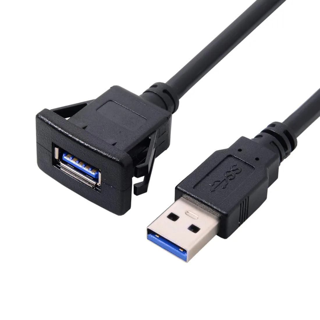 LORDWORLD LORDWORLD USB 3.0 Flush Mount Extension Cable 1.0M — product photo