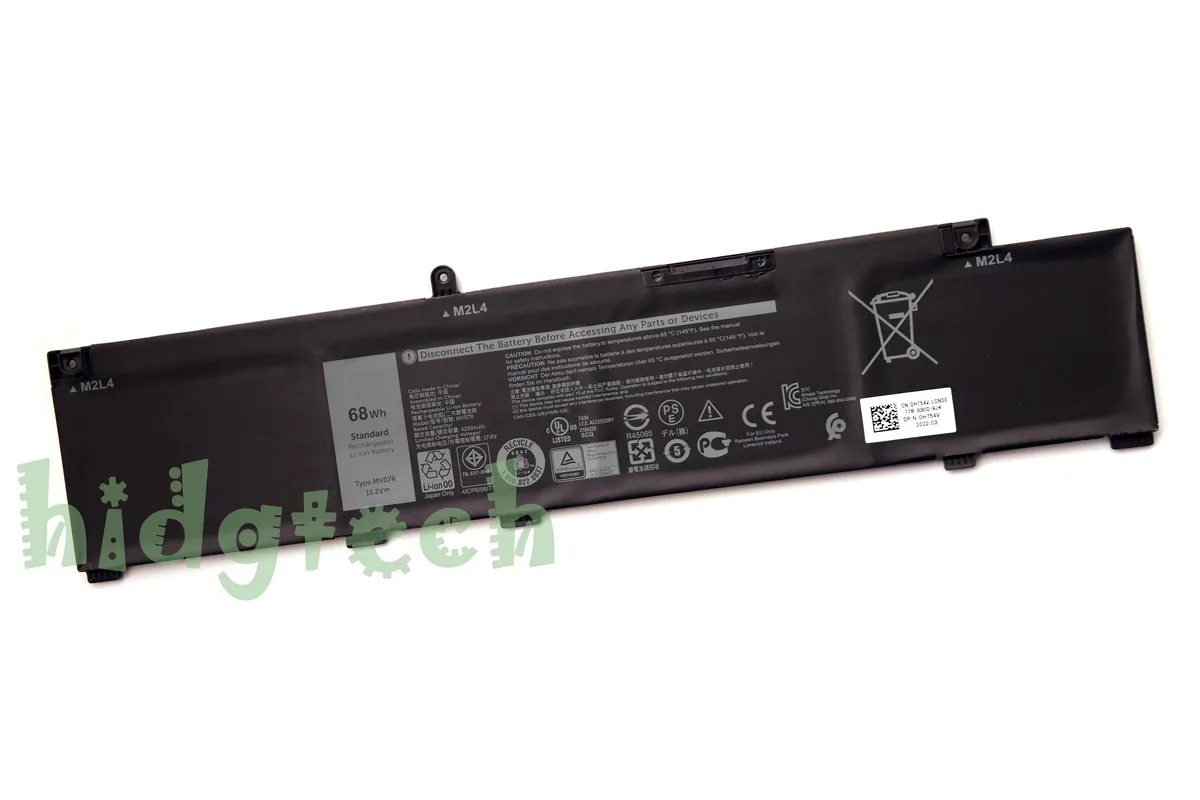 Beisite Beisite MV07R 15.2V 68Wh laptop battery for Dell G3 G5 G7 — product photo