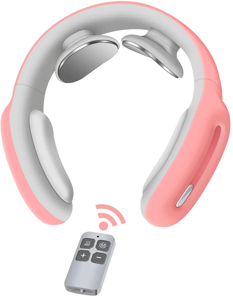 COTSOCO COTSOCO Neck Massager Pink 15 Levels 10 Sessions 13.9 oz — product photo