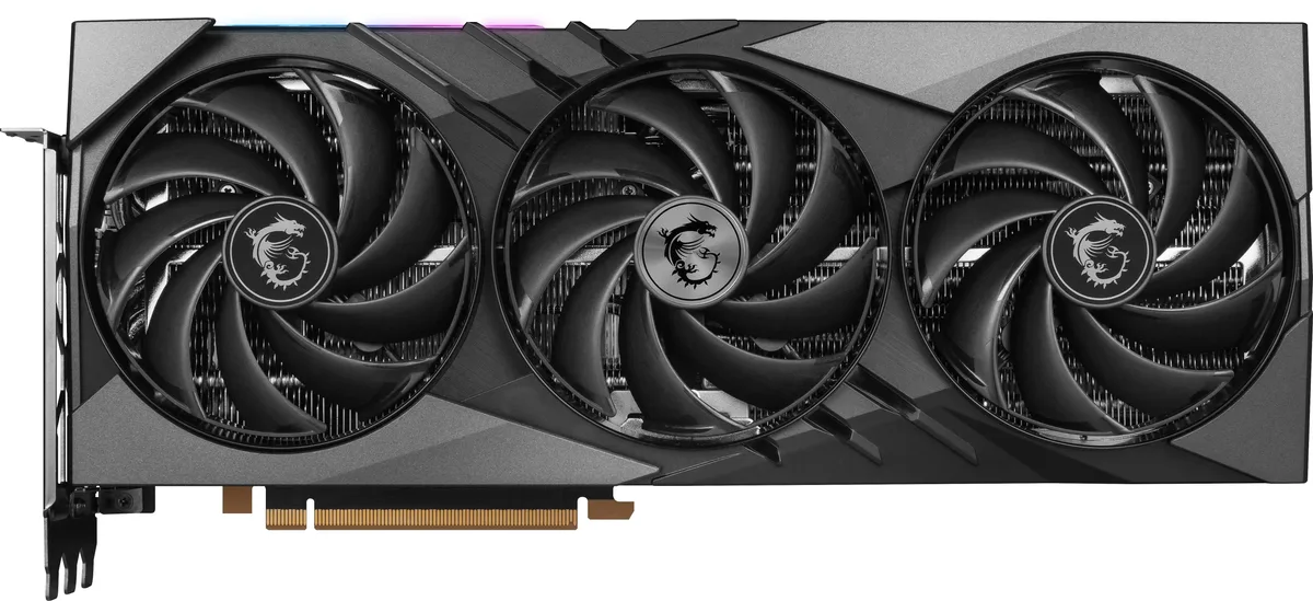MSI MSI RTX 4080 SUPER 16G GAMING X SLIM Triple Fans graphics card — product photo