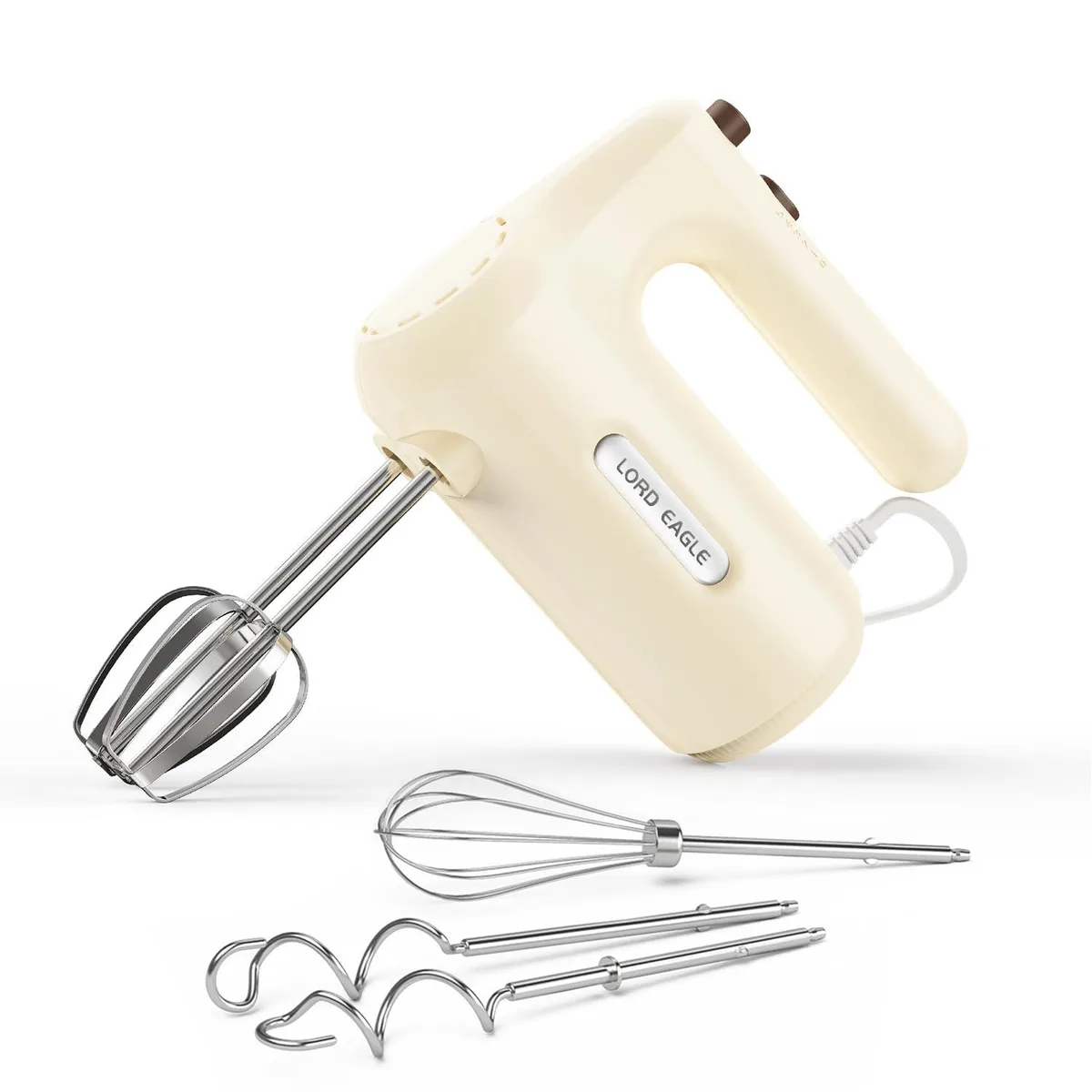  Lord Eagle 5-Speed Handheld Mixer 300W Cream CX-6633 — product photo