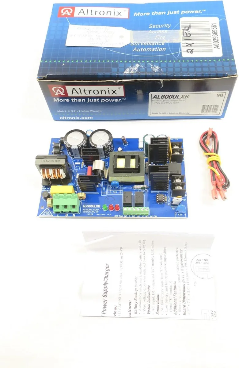 ALTRONIX ALTRONIX AL600ULXB Power Supply Board 115V AC 12/24V DC D587431 — product photo