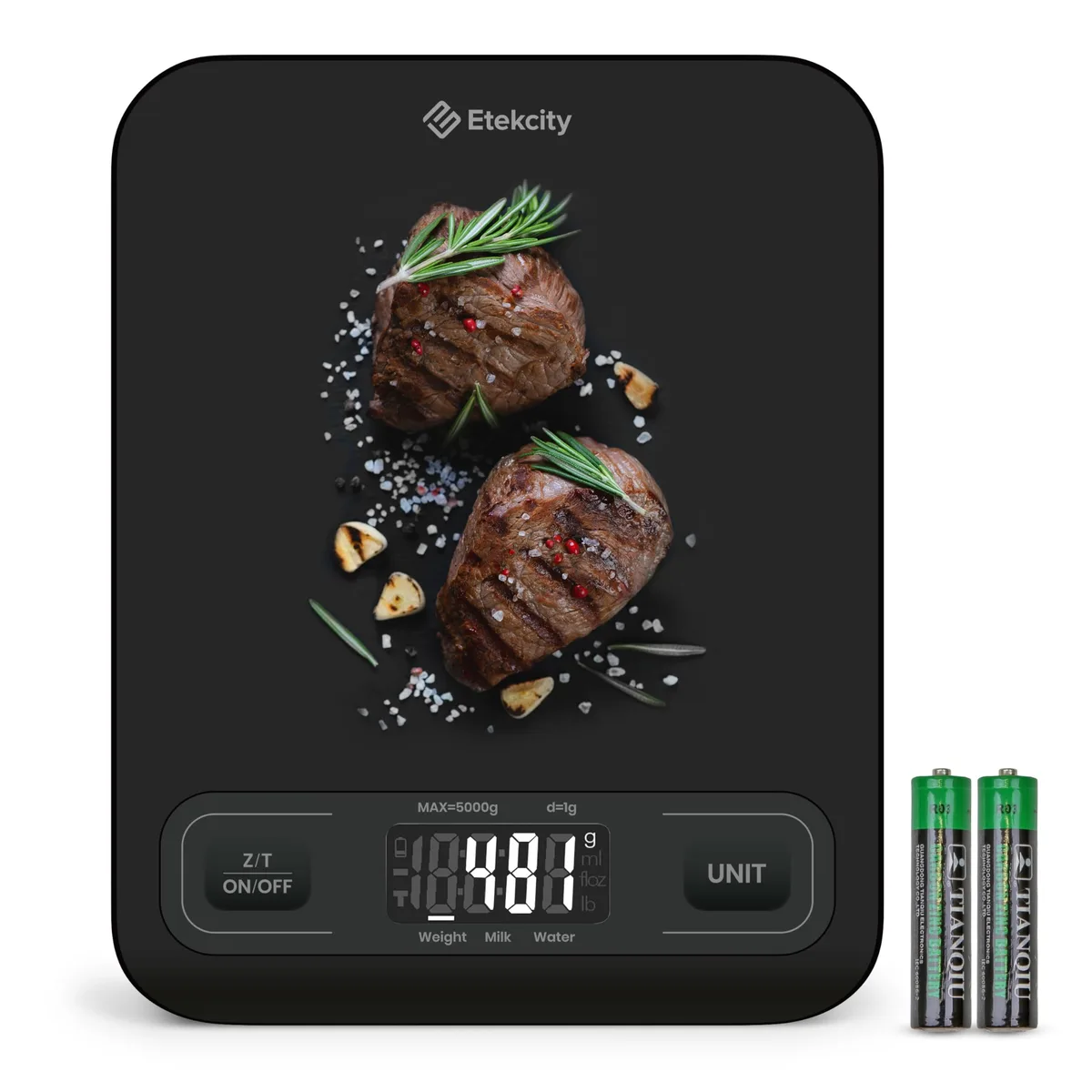  Etekcity EKS-C193-KUS Commercial Kitchen Appliance 7.2 in x 5.7 in x 0.7 in 11 lbs 5kg 1 g 2x AAA — product photo