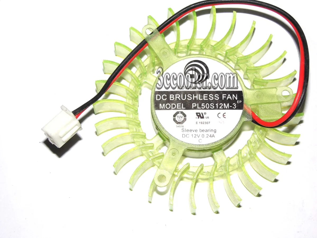OEM Industries OEM Industries PL50S12M-3 12V 0.24A frameless VGA fan CPU cooler — product photo