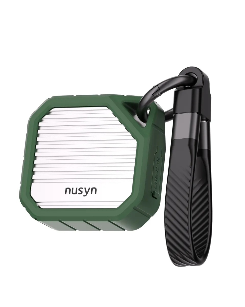 NUSYN NUSYN NSE32G M.2 2230 NVMe drive enclosure USB-C 3.2 Gen 2 10Gbps Green — product photo