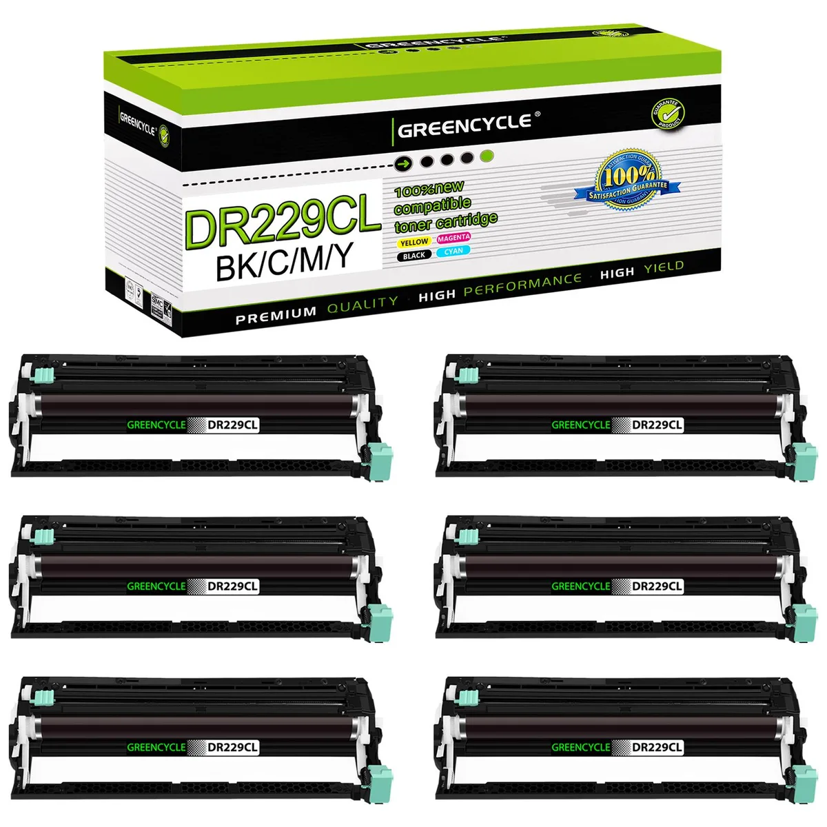 GREENCYCLE GREENCYCLE DR229CL 6-Pack Drum Unit Colour 30000 Pages — product photo